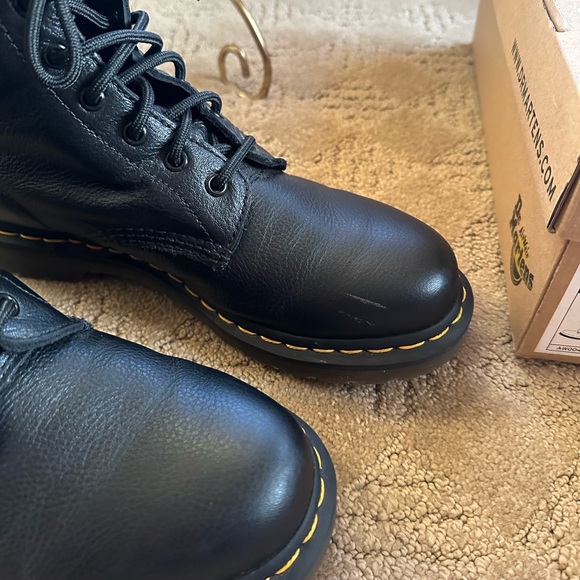 Doc Martens 1460 WOMEN'S PASCAL VIRGINIA LEATHER BOOTS size 9 - Picture 7 of 11